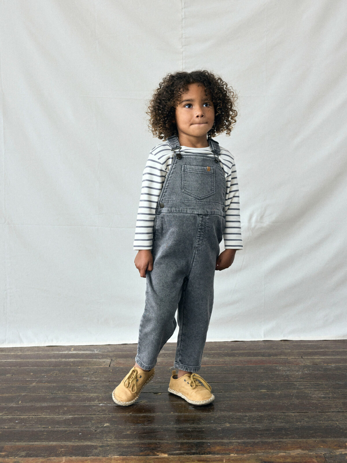 Lil' Atelier majica prugice sive - Slika 3