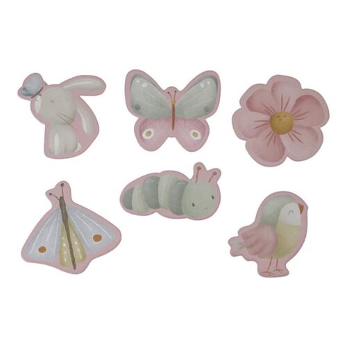 Little Dutch 6 u 1 Puzzle Flowers & Butterflies