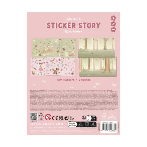 0028921_stickerset-fairy-garden Little Dutch Knjižica s naljepnicama Fairy Garden