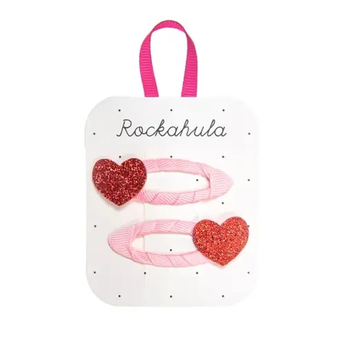 Rockahula špangice Srce glitter