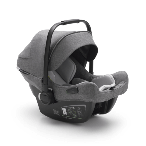 Bugaboo Turtle Air by Nuna autosjedalica Grey Melange i GRATIS ISOFIX baza