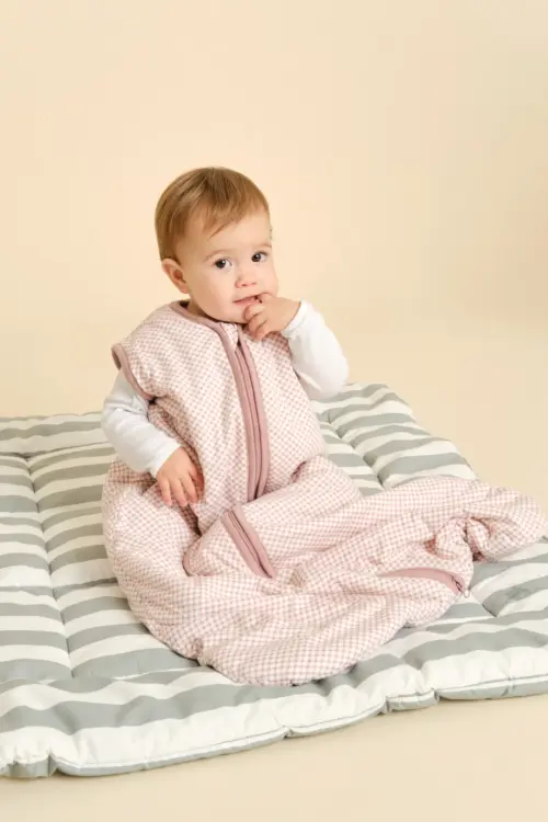molis&co vreća za spavanje Vichy pink 0-6 mjeseci (1TOG)