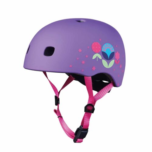 M-cro kaciga-Ljubičasti cvijetovi S (48-53cm)