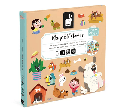 2 Janod Priče s magnetima-Kućni ljubimci