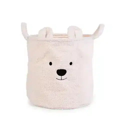 2000x-5 Childhome Košara za igračke Teddy velika Bijela