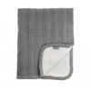 Vinter & Bloom deka Cuddly Dove siva