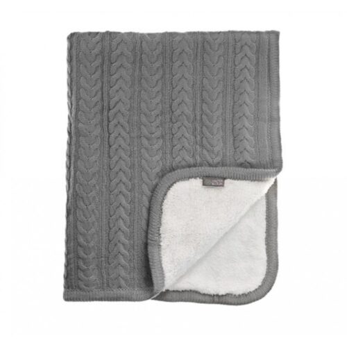 Vinter & Bloom deka Cuddly Dove siva
