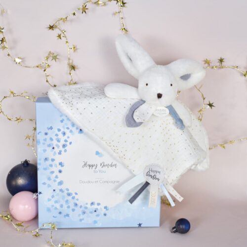Doudou zec Happy Glossy 17cm
