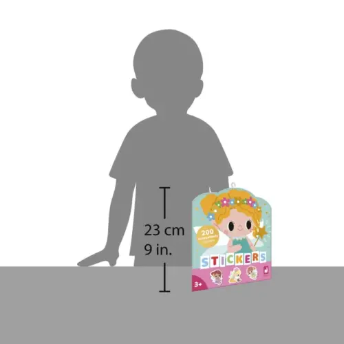 Janod 200 velikih naljepnica - Vile