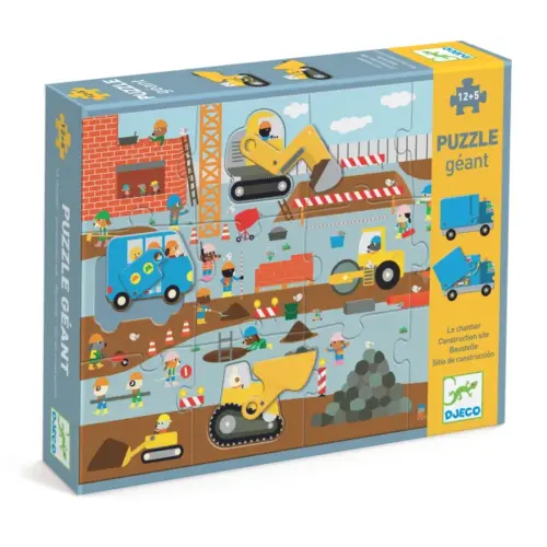 Djeco Velike puzzle - Gradilište