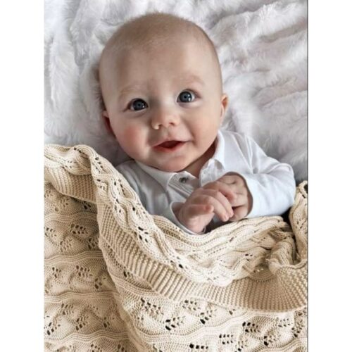 Vinter & Bloom deka Moment Linen Beige