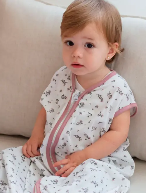 molis&co vreća za spavanje Bloom pink 0-6 mjeseci (0.5TOG)