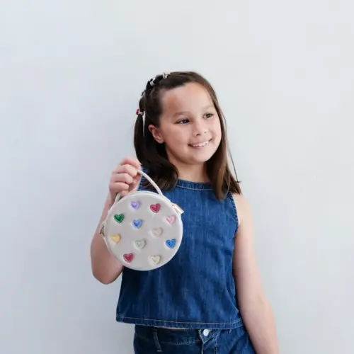 Mimi&Lula Dječja torbica - Šarena srca