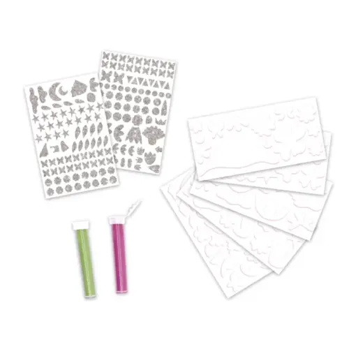 Janod Kreativni set - Naljepnice i pijesak