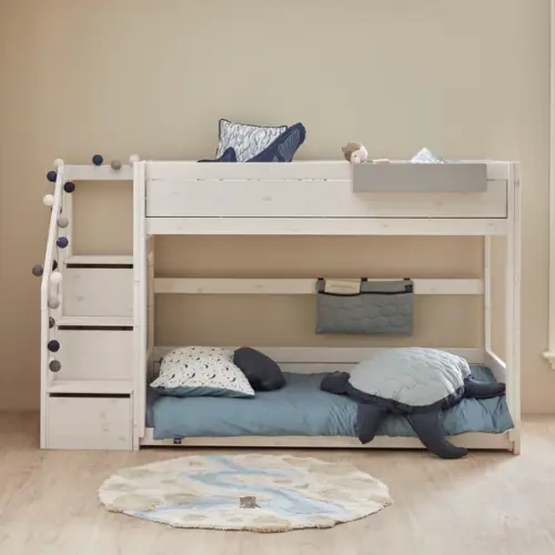 Lifetime Low krevet na kat sa stepenicama/ladicama 90x200 V152cm - promocija