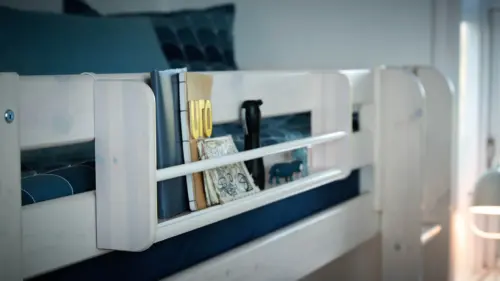 FLEXA CLASSIC Krevet na kat s ravnim ljestvama