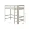 FLEXA CLASSIC High Krevet s ravnim ljestvama