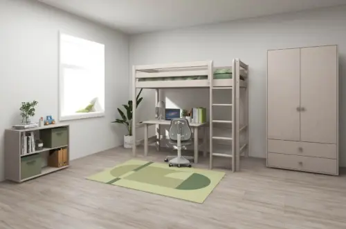FLEXA CLASSIC High Krevet s ravnim ljestvama
