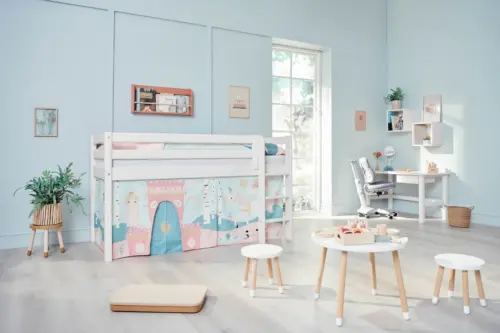 90-10110-2-01_12_1800x1800 FLEXA CLASSIC Mid-high Krevet s ravnim ljestvama 90 x 200 cm