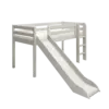 FLEXA CLASSIC Mid-high Krevet s ravnim ljestvama i toboganom White IZLOŽBENI PRIMJERAK