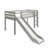 90-10114-3-01_54 FLEXA CLASSIC Mid-high krevet s toboganom i ravnim ljestvama Grey