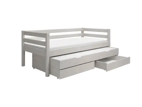 FLEXA Daybed s Pomoćnim krevetom i ladicama White IZLOŽBENI PRIMJERAK
