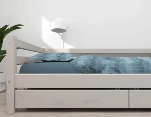 FLEXA CLASSIC Single Bed 90 x 200 cm s dvije ladice