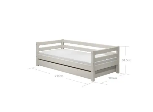 FLEXA CLASSIC Single Bed s Pomoćnim krevetom
