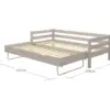 FLEXA CLASSIC Single Bed s Pomoćnim krevetom