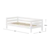 FLEXA CLASSIC Single bed Bijeli