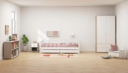 FLEXA WHITE Daybed s dvije ladice