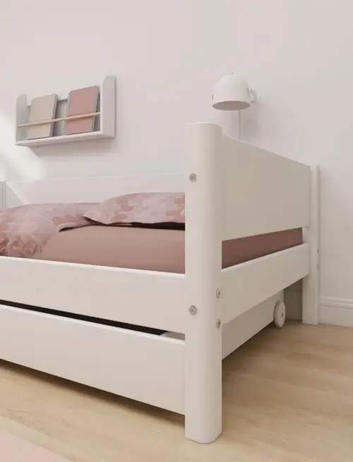 FLEXA WHITE Daybed s dvije ladice