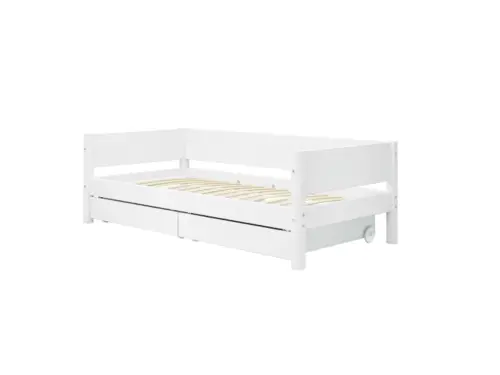 FLEXA WHITE Daybed s dvije ladice