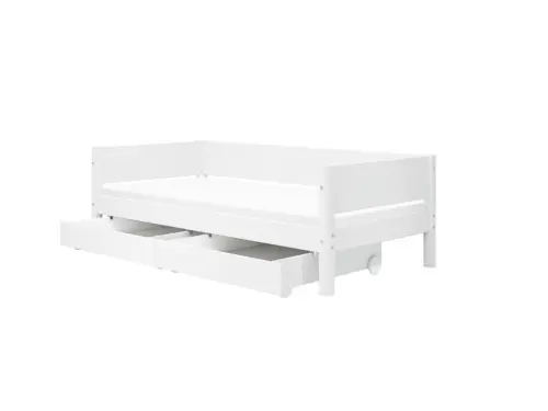 FLEXA WHITE Daybed s dvije ladice
