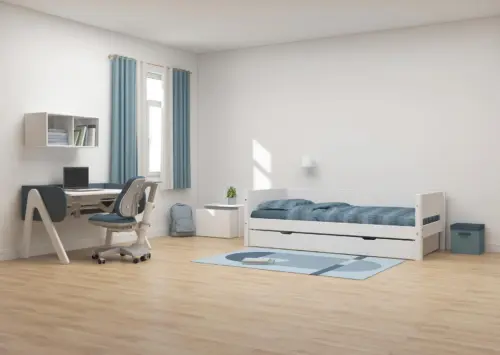 FLEXA White Daybed s Pomoćnim krevetom