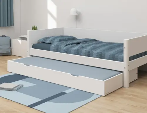 FLEXA White Daybed s Pomoćnim krevetom