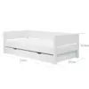 FLEXA White Daybed s Pomoćnim krevetom