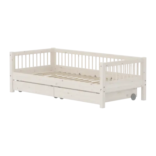 90-11218-2_01 FLEXA CLASSIC Daybed s dvije ladice White