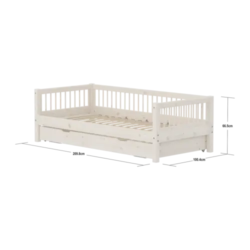 90-11219-2_55 FLEXA CLASSIC Daybed s Pomoćnim krevetom White