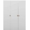 Ormar sa troje vrata i policama 150cm bijeli
