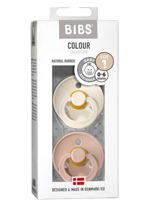 BIBS duda-Baby ivory/blu 0-6mj