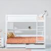 KREVET NA KAT - Bunkbed s ravnim ljestvama V177cm - promocija