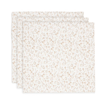 Jollein Tetra pelena Bloomy 70 x 70 cm 3kom