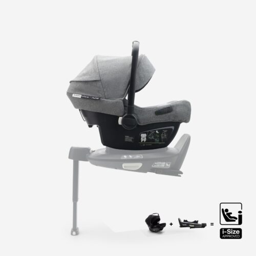 Bugaboo Turtle Air by Nuna autosjedalica Grey Melange i GRATIS ISOFIX baza