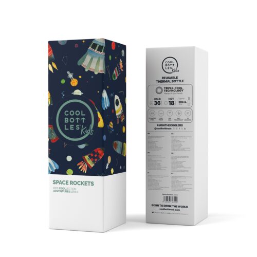 CBBK26SR-3-1 Cool Bottles Panda Gang 260ml