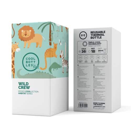 CBKD35WC-3 Cool Bottles Wild Crew 350ml