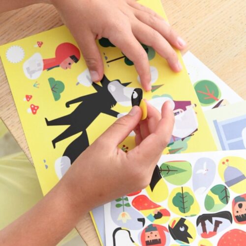 CRVENKAPICA-POPPIK3 Poppik Zlatokosa dječje naljepnice