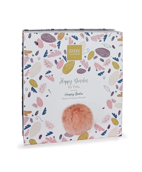 Doudou Rozi zeko Happy Boho 25cm