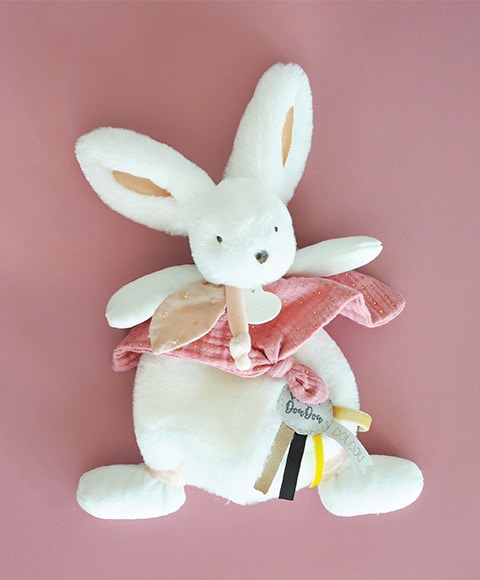 Doudou Rozi zeko Happy Boho 25cm
