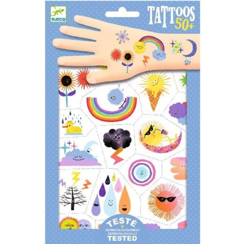 Djeco tatto naljepnice-Vrijeme